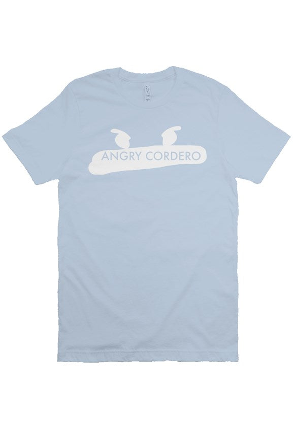 Soul of the Angry Lamb Tee in Light Blue — detail view