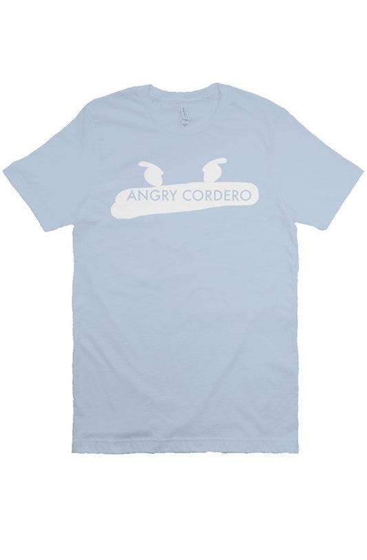 Soul of the Angry Lamb Tee in Light Blue — detail view